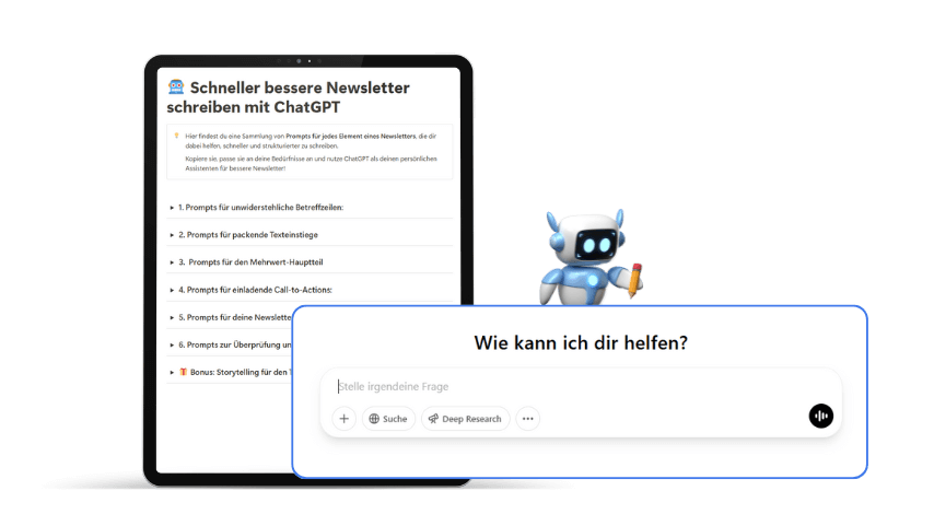 35 Newsletter-Prompts für Claude