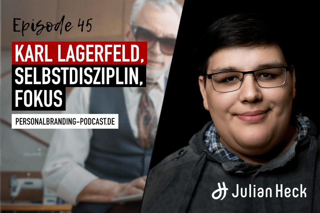 Karl Lagerfeld, Selbstdisziplin, Fokus